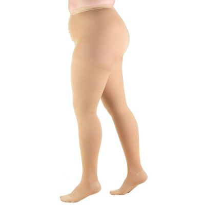 Truform Pantyhose Plus Size Full Figure: 20-30 mmHg P BEIGE (1758BG-P)